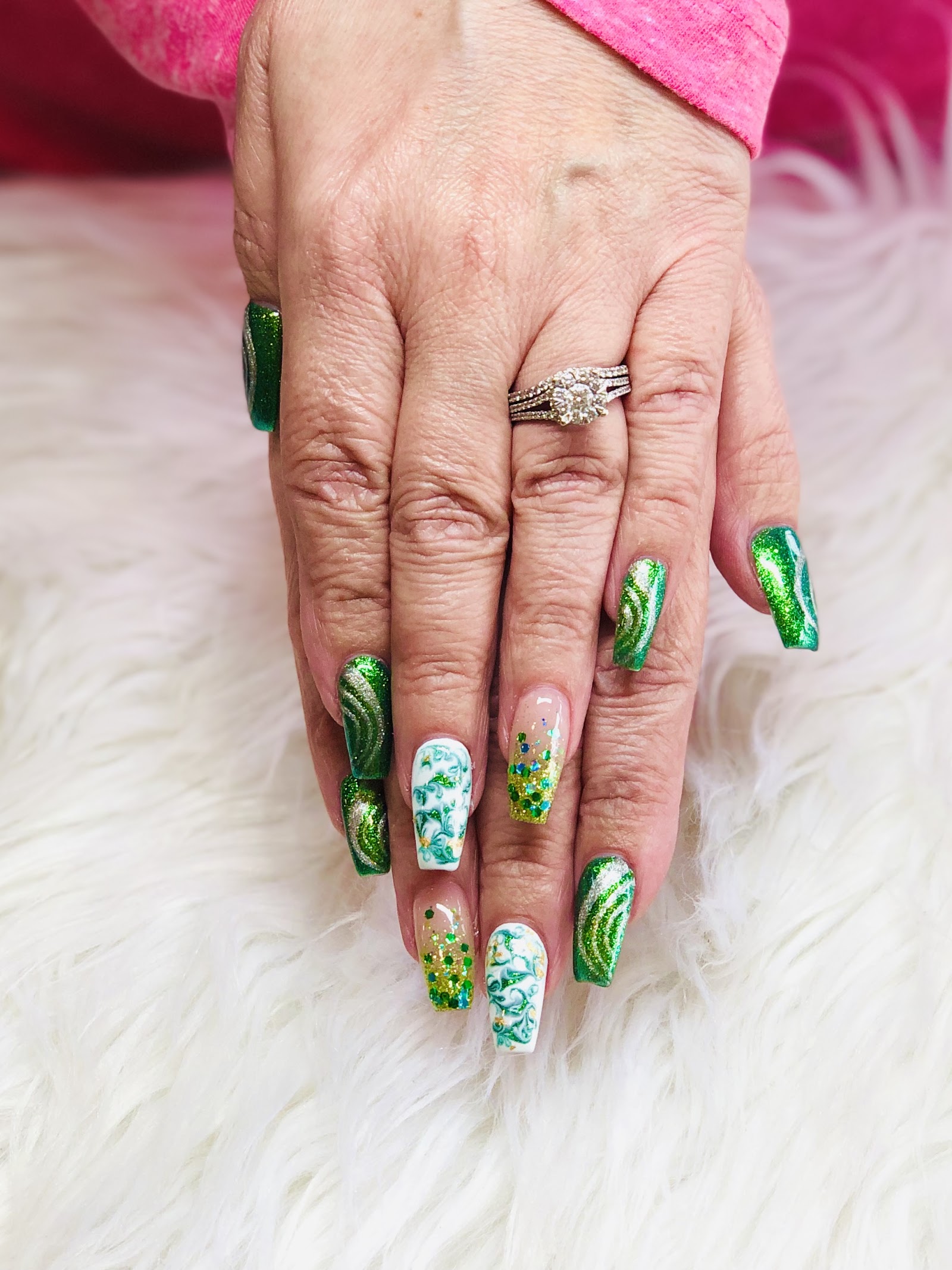 Oasis Nails & Spa nail work in Harker Heights, Texas